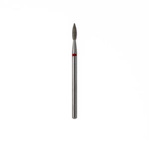 FREZA DIAMANTOVÁ PLAMÍNEK ŠPIČATÁ ČERVENÁ 2.1