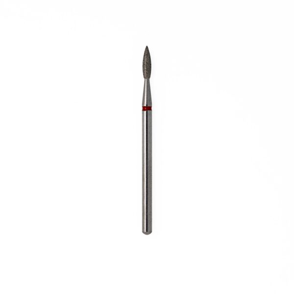 FREZA DIAMANTOVÁ PLAMÍNEK ŠPIČATÁ ČERVENÁ 2.1