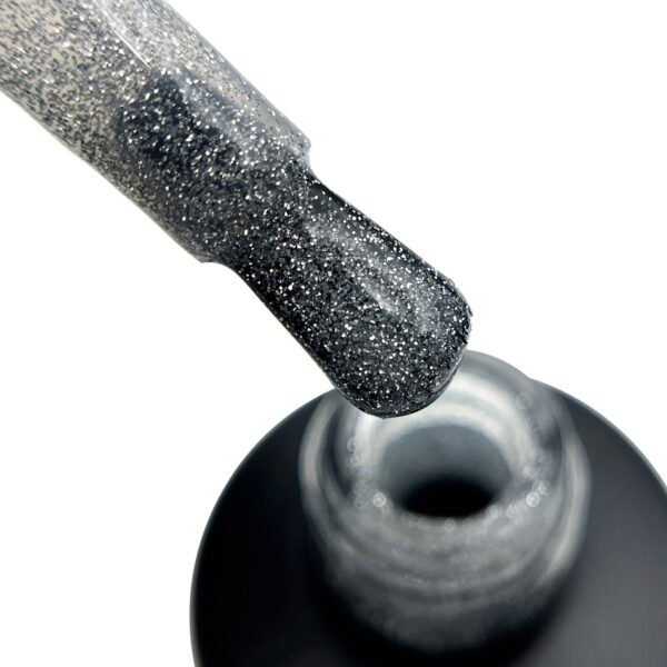 GLITTER GEL POLISH SPACE GREY, 049