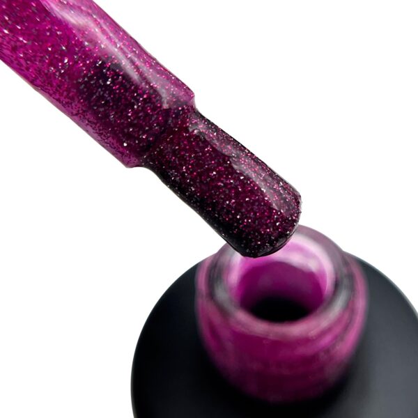 GLITTER GEL POLISH PURPLE HEART, 056