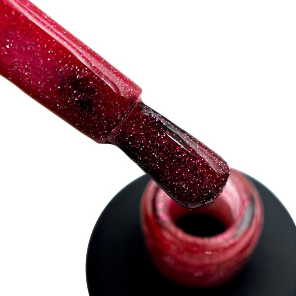GLITTER GEL POLISH PINK FLASH, 058