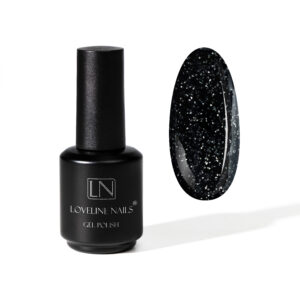 GLITTER GEL POLISH BLACK DIAMOND, 069