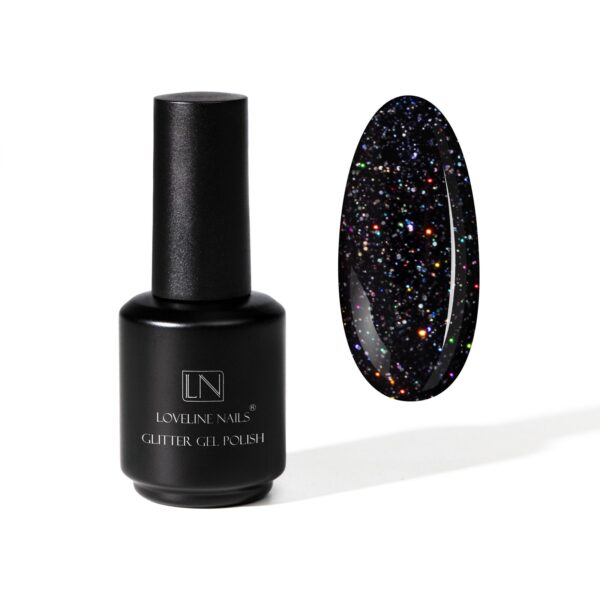 GLITTER GEL POLISH COSMIC VEIL, 420