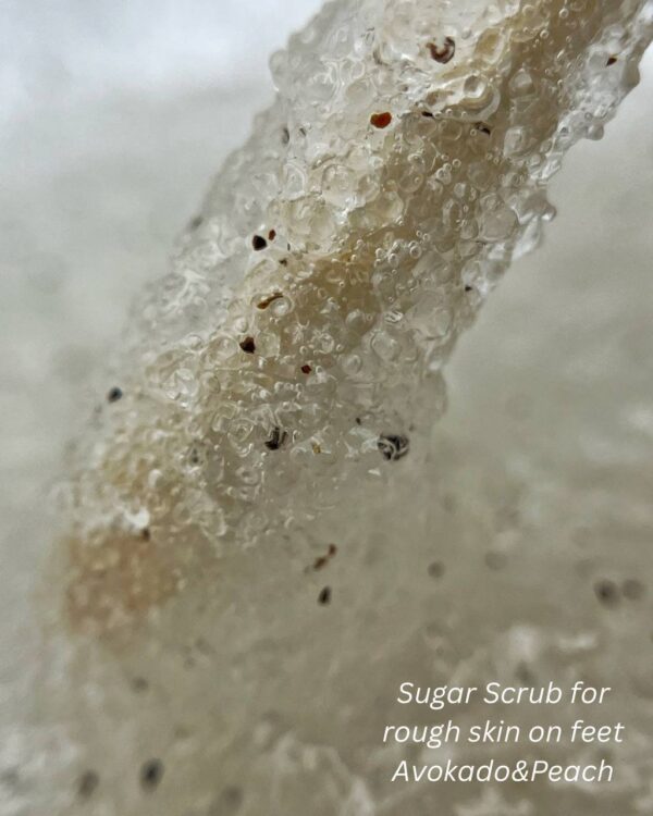 SUGAR SCRUB FOR ROUGH SKIN ON FEET
